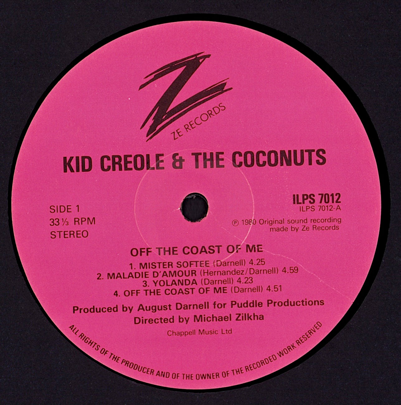 Kid Creole And The Coconuts – Off The Coast Of Me Vinyl LP