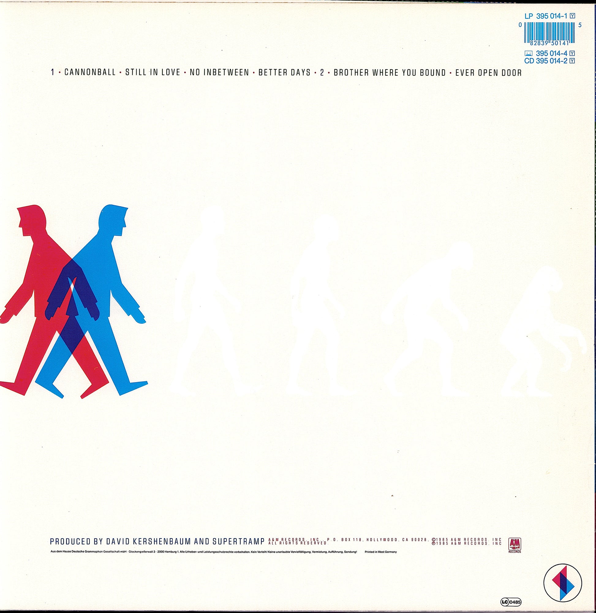 Supertramp - Brother Where You Bound Vinyl LP Kopie