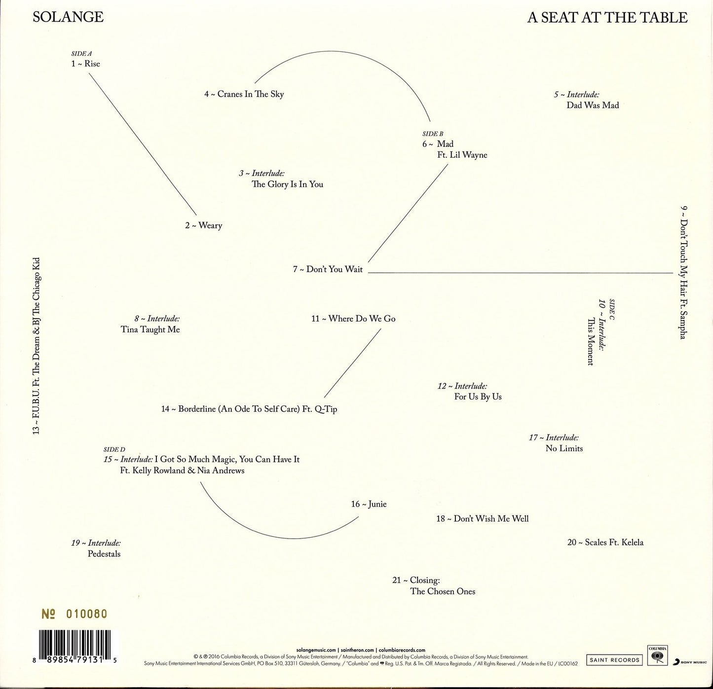 Solange - A Seat At The Table Vinyl 2LP