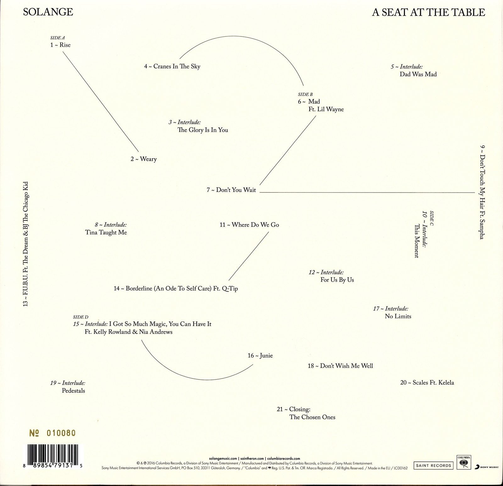 Solange - A Seat At The Table Vinyl 2LP