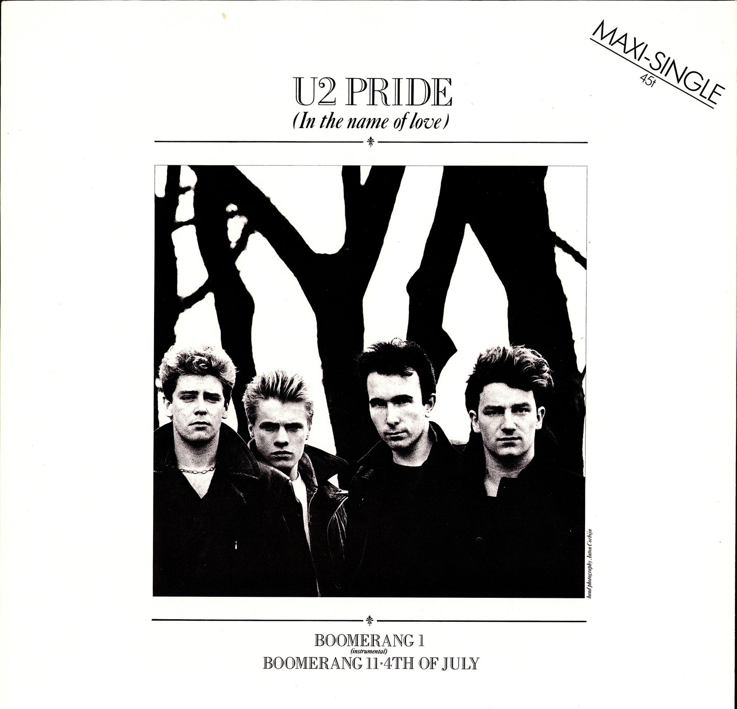 U2 ‎- Pride In The Name Of Love Vinyl 12" Maxi-Single