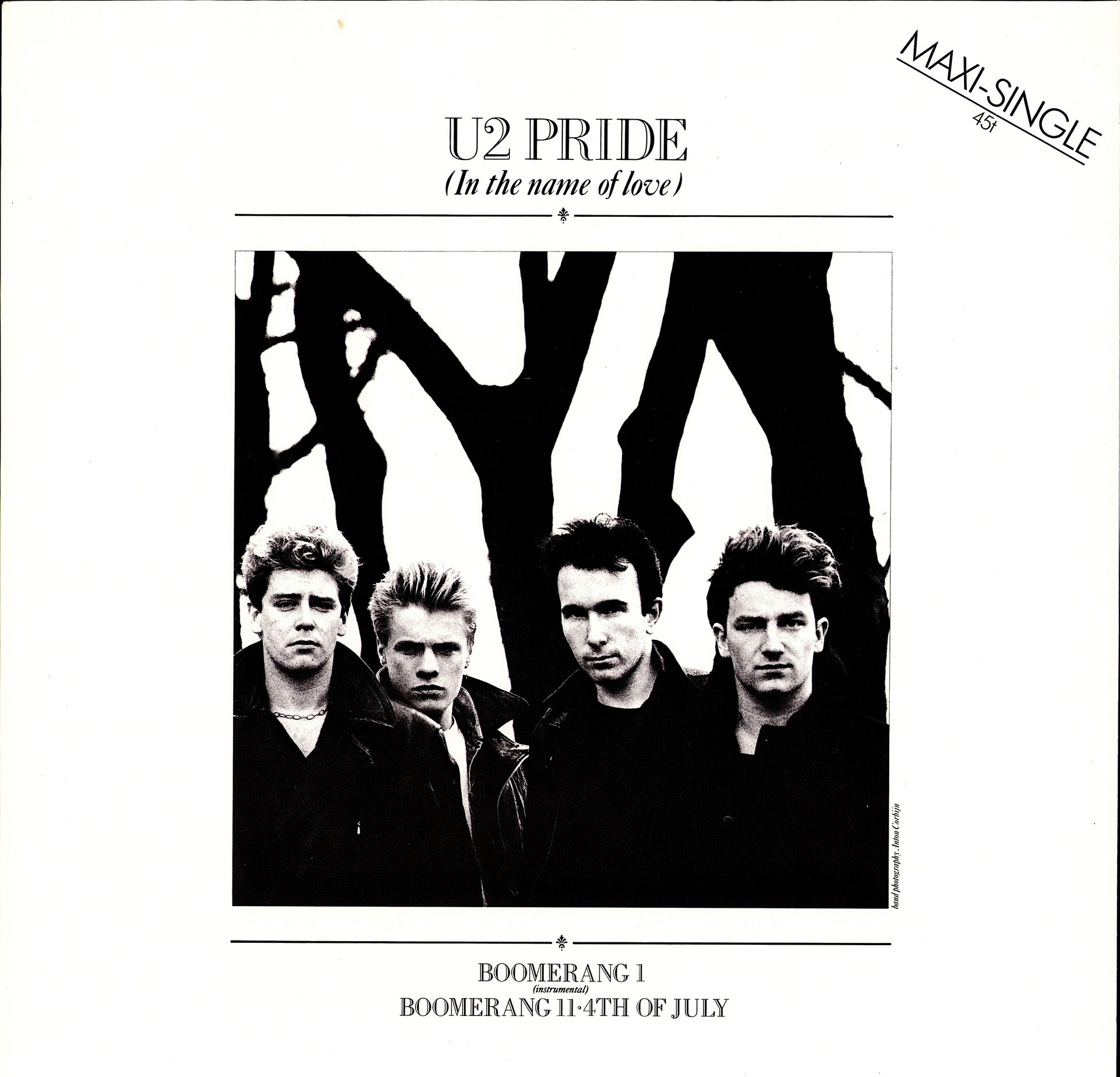 U2 ‎- Pride In The Name Of Love Vinyl 12" Maxi-Single
