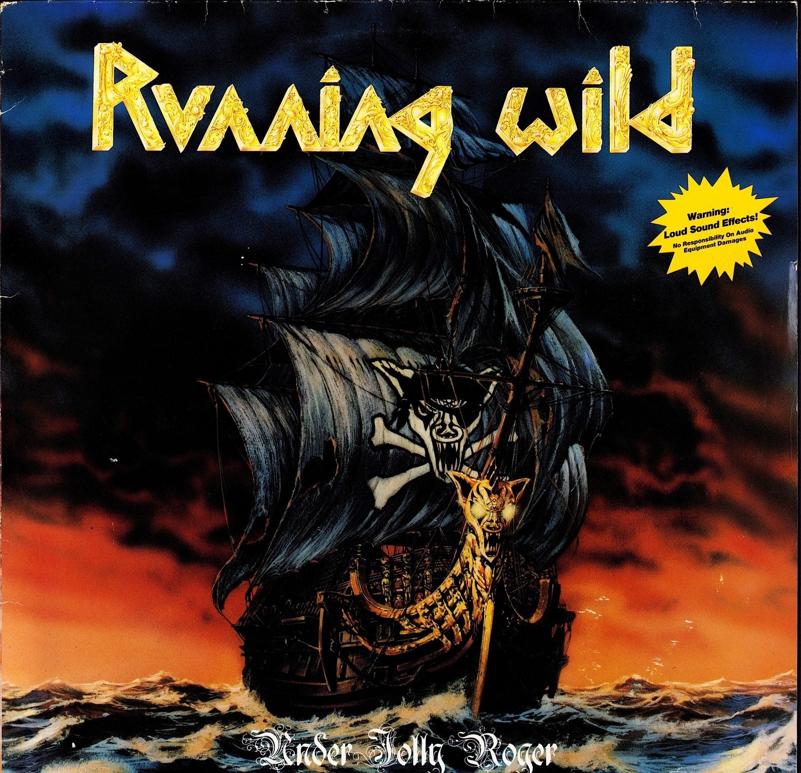 Running Wild ‎– Under Jolly Roger Vinyl LP