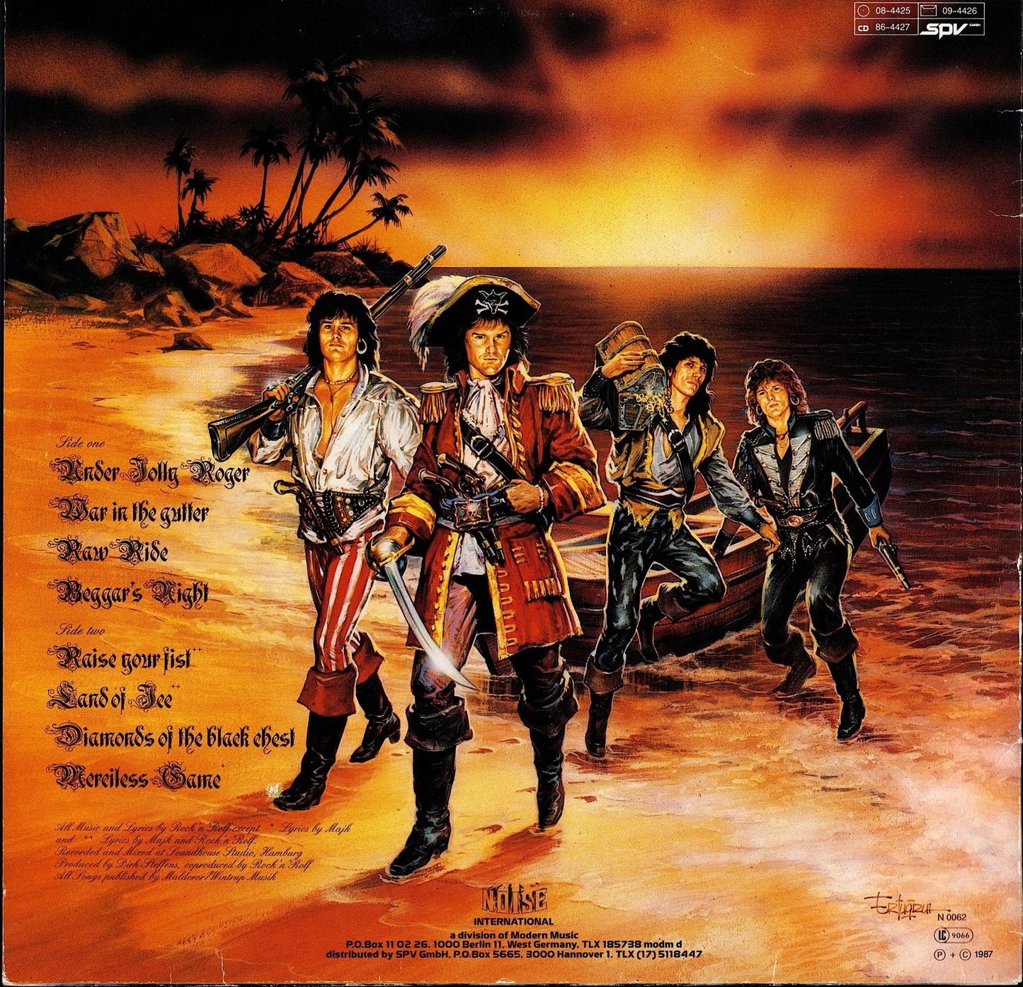 Running Wild ‎– Under Jolly Roger Vinyl LP