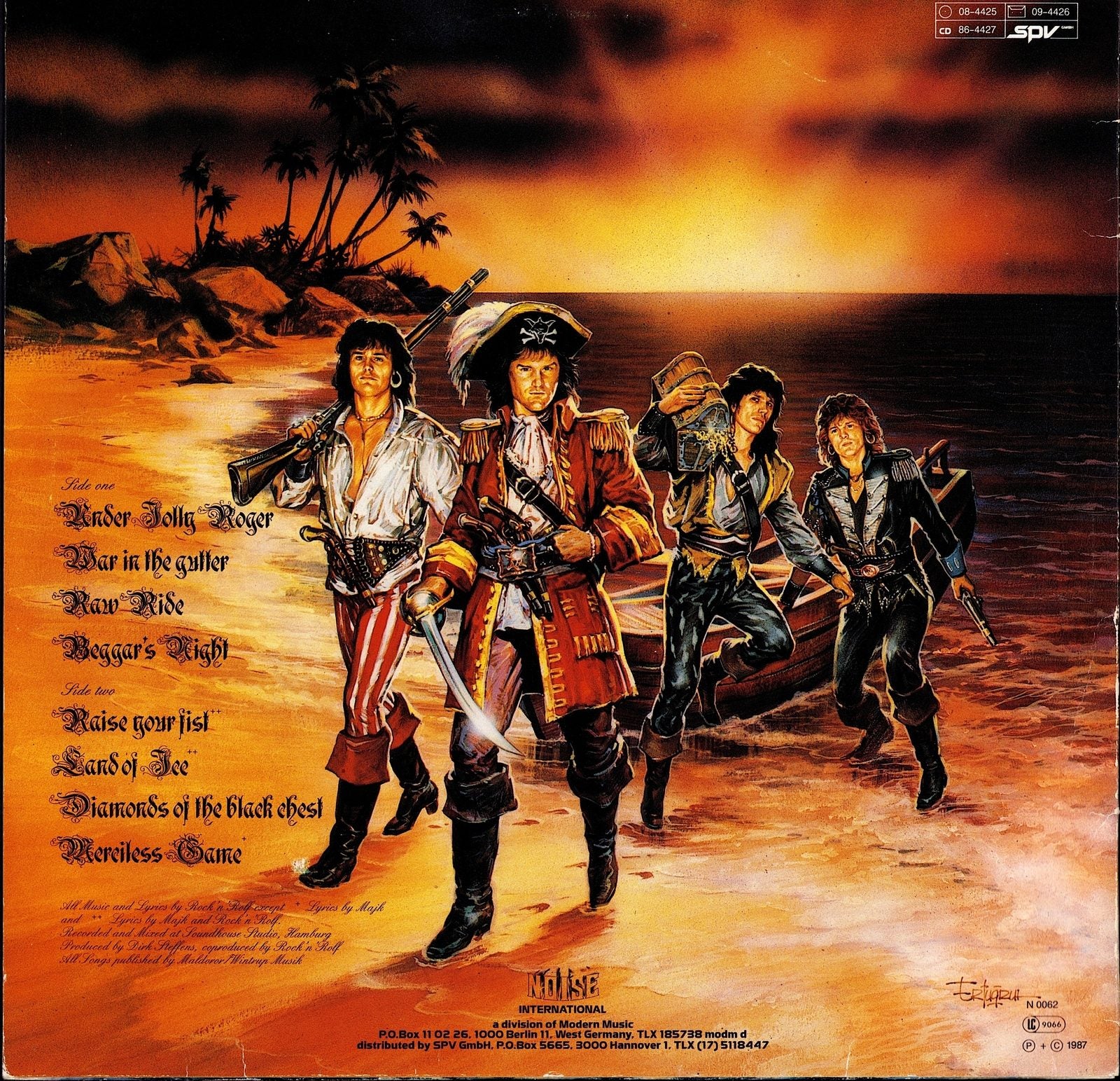 Running Wild ‎– Under Jolly Roger Vinyl LP