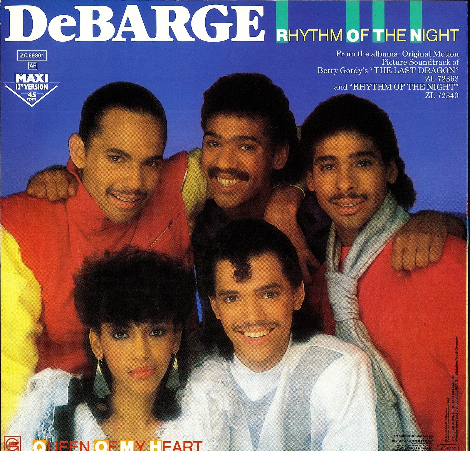 DeBarge – Rhythm Of The Night Vinyl 12" Kopie