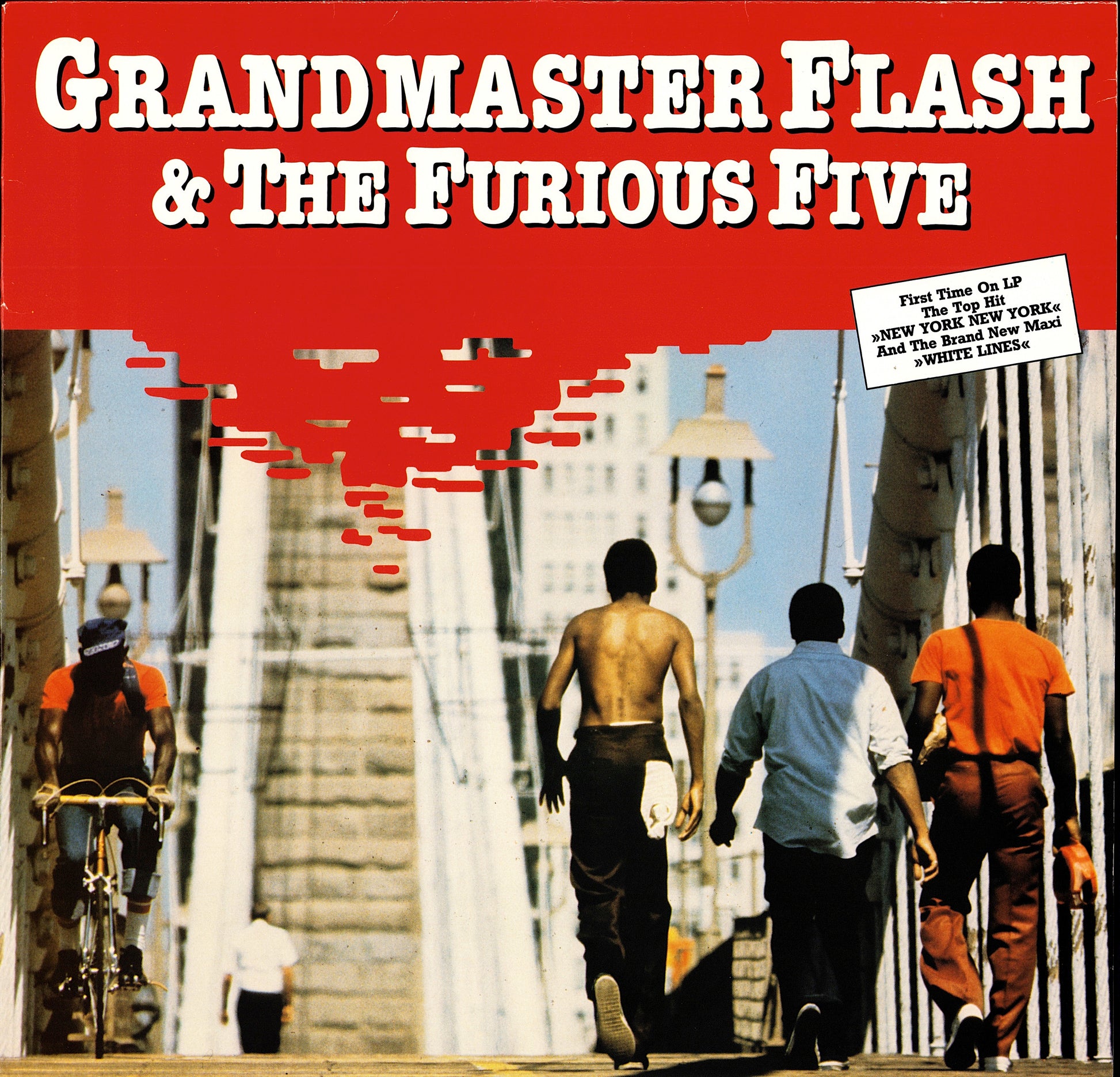 Grandmaster Flash & The Furious Five ‎- Grandmaster Flash & The Furious Five Vinyl LP Kopie