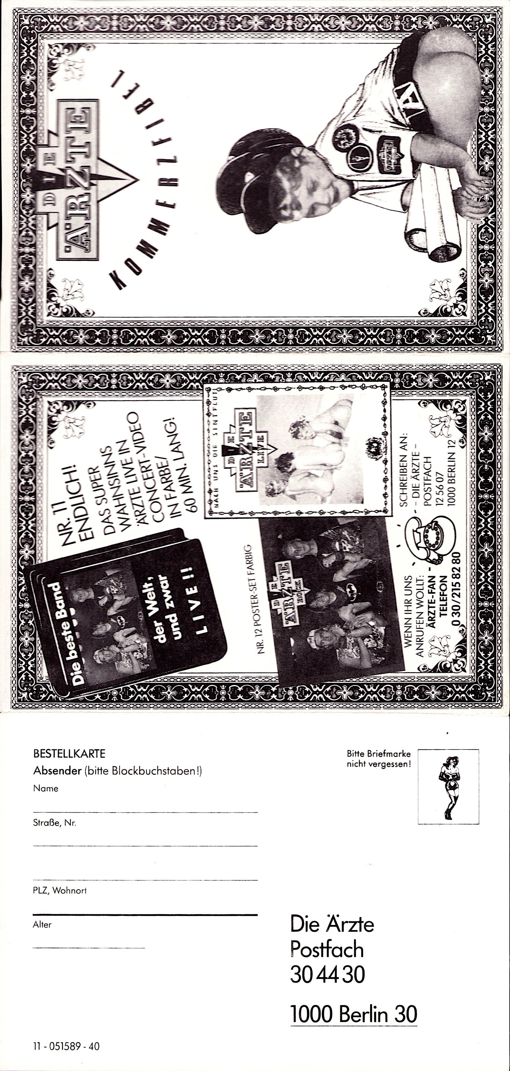 Die Ärzte ‎- Live Nach Uns Die Sintflut Vinyl 3LP