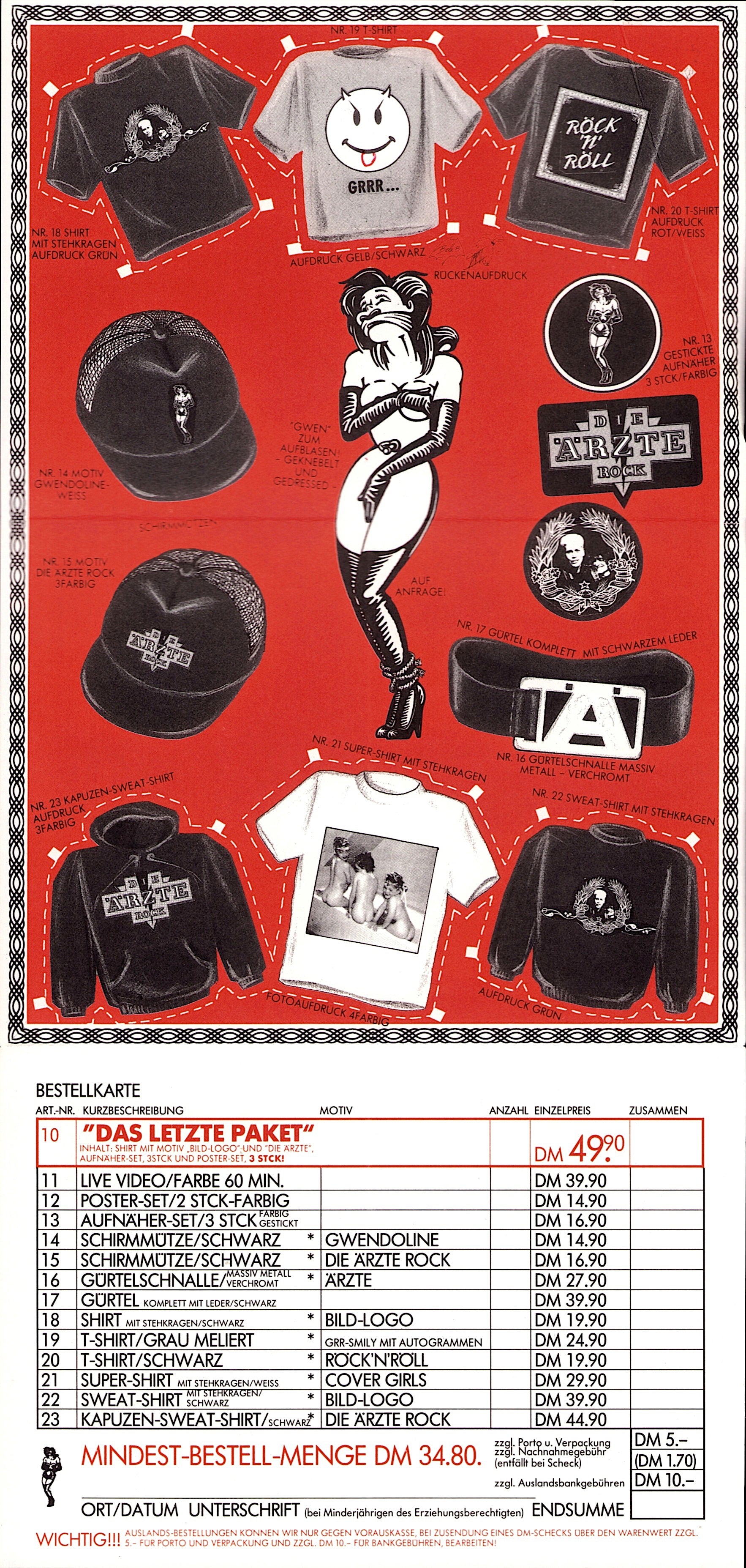 Die Ärzte ‎- Live Nach Uns Die Sintflut Vinyl 3LP