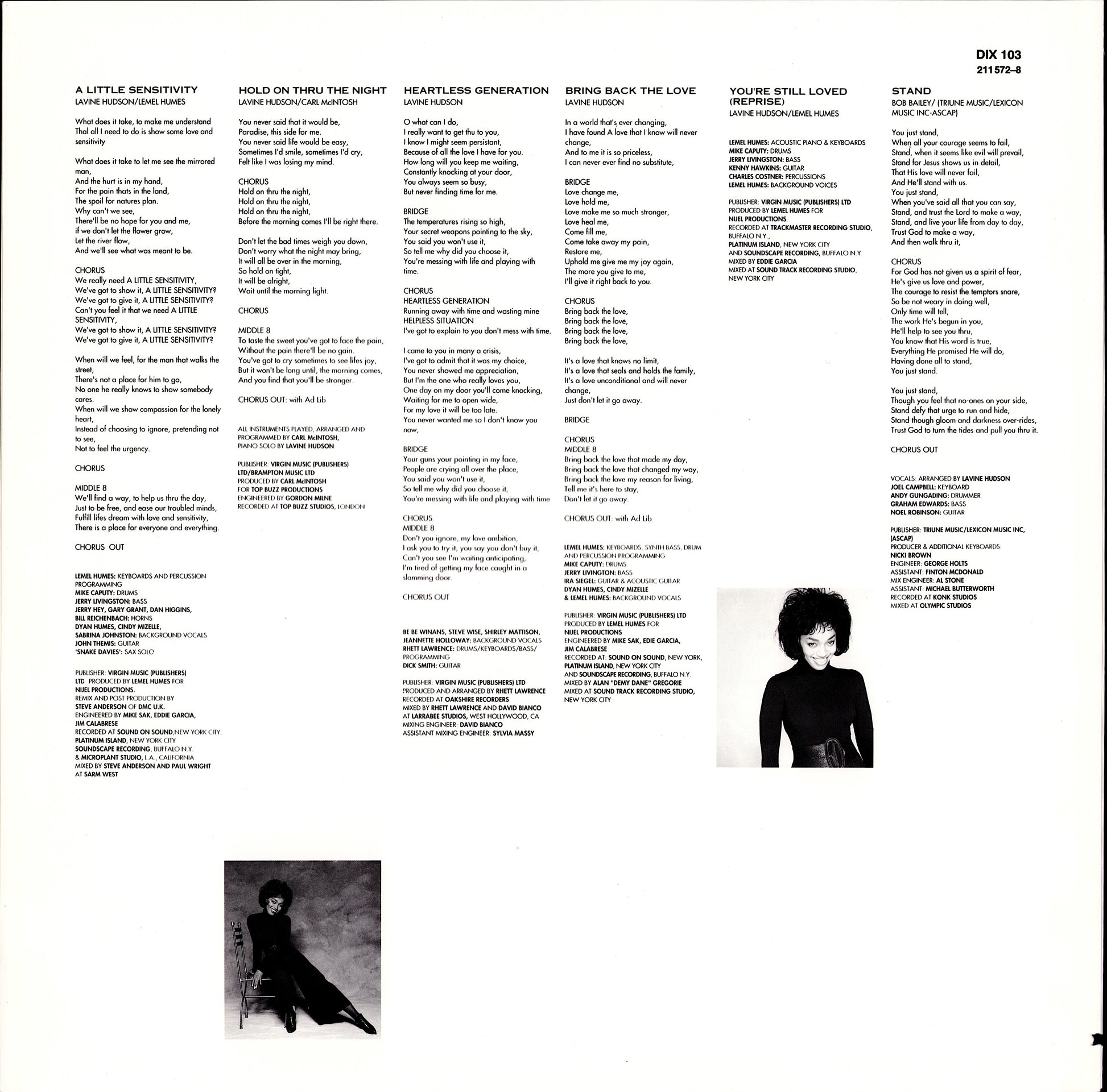 Lavine Hudson – Between Two Worlds Vinyl LP