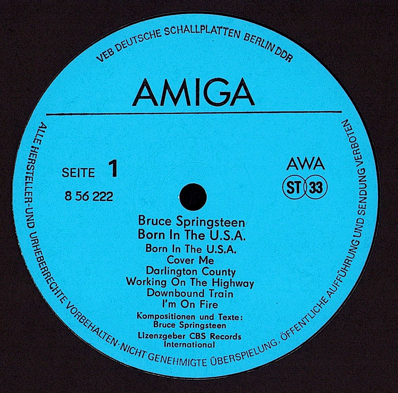 Bruce Springsteen – Born In The U.S.A. Vinyl LP