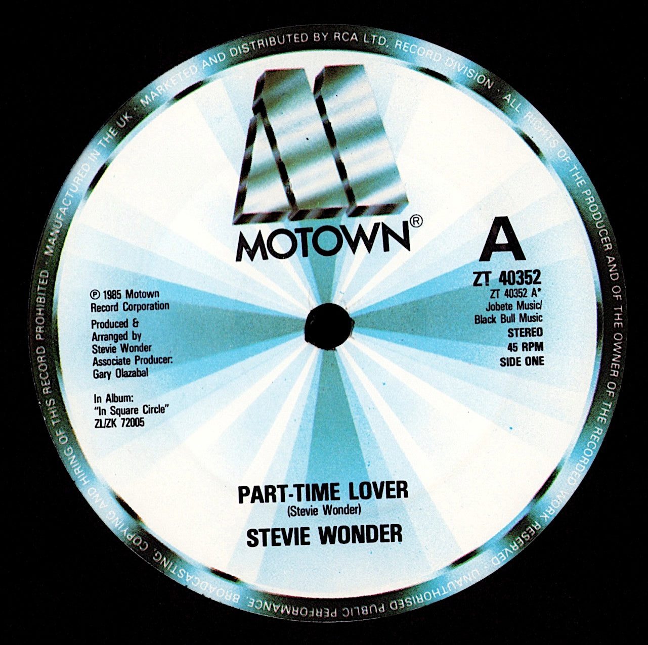Stevie Wonder – Part-Time Lover Vinyl 12" Maxi-Single