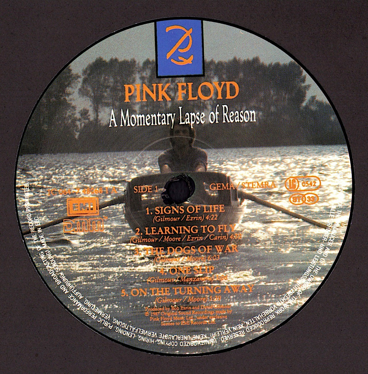 Pink Floyd ‎- A Momentary Lapse Of Reason Vinyl LP Kopie