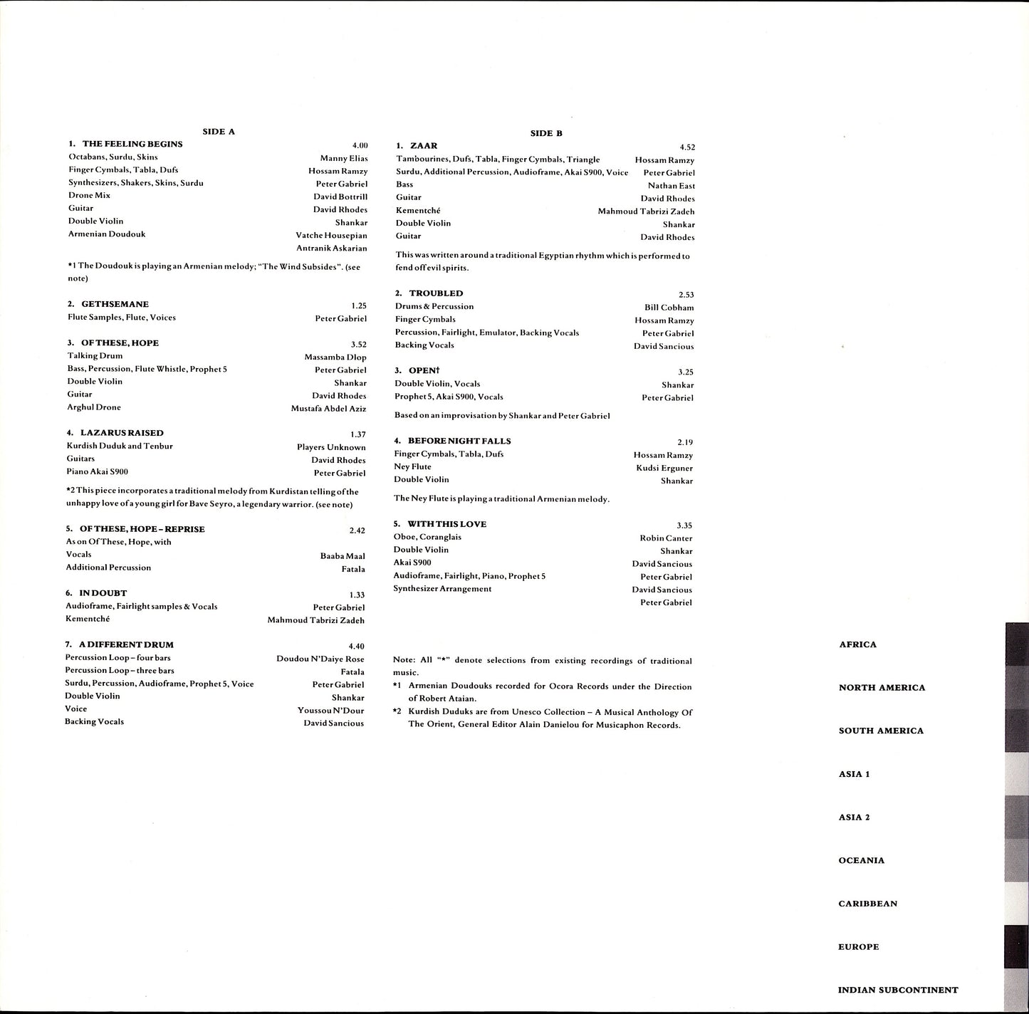 Peter Gabriel – Passion - Music For The Last Temptation Of Christ Vinyl 2LP