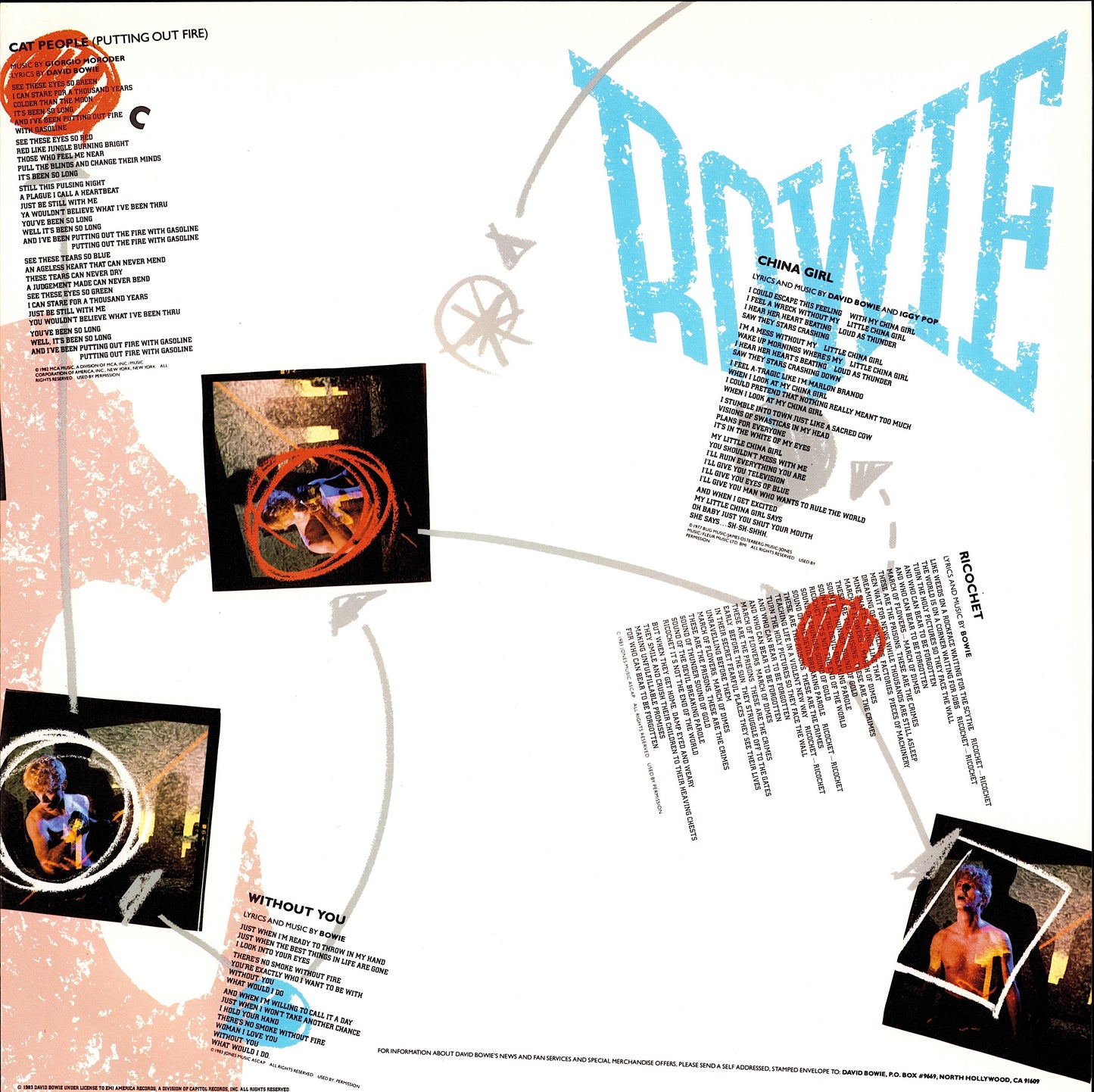 David Bowie ‎- Let's Dance Vinyl LP
