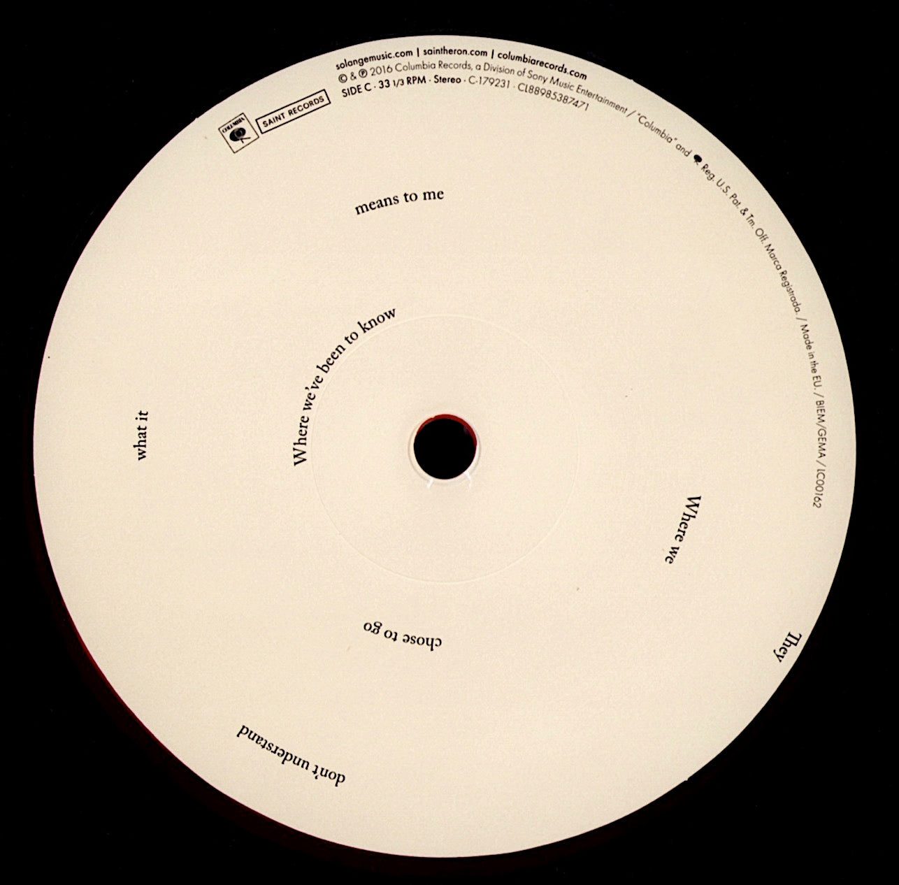 Solange - A Seat At The Table Vinyl 2LP