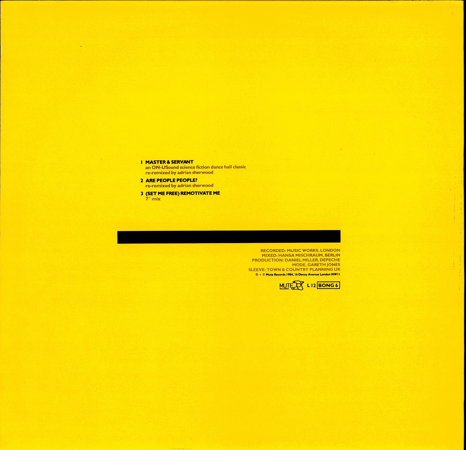 Depeche Mode - Blasphemous Rumours Vinyl 12" Kopie