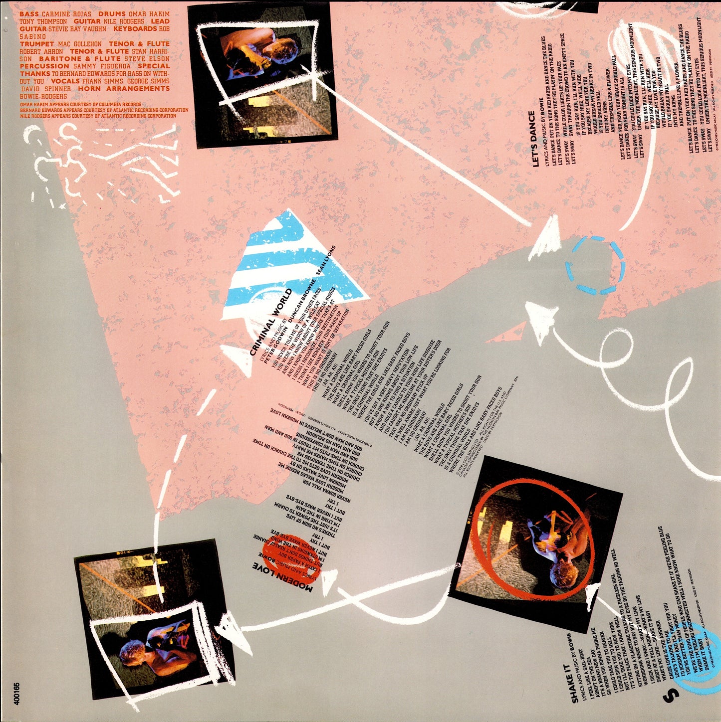 David Bowie ‎- Let's Dance Vinyl LP