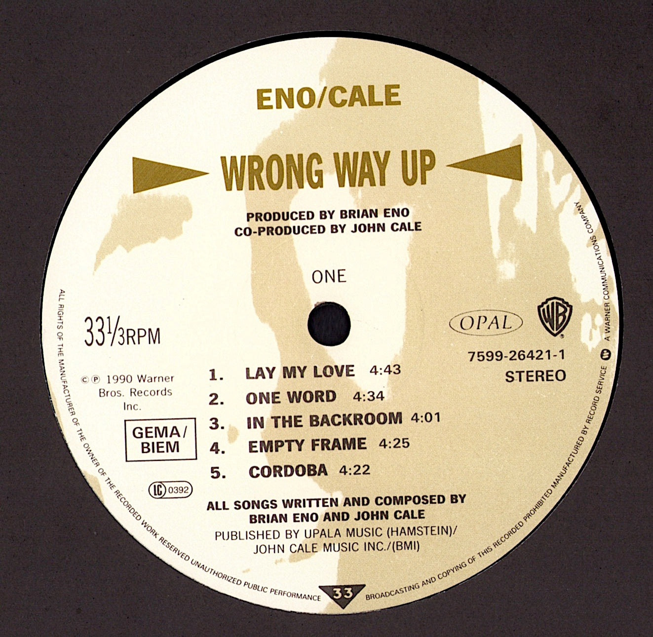 Brian Eno - Before And After Science Vinyl LP Kopie Kopie Kopie Kopie