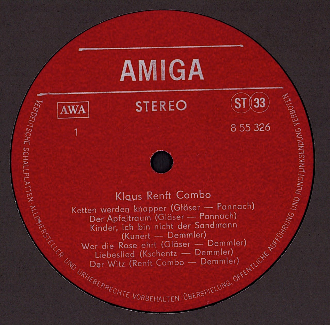 Klaus Renft Combo – Klaus Renft Combo Vinyl LP