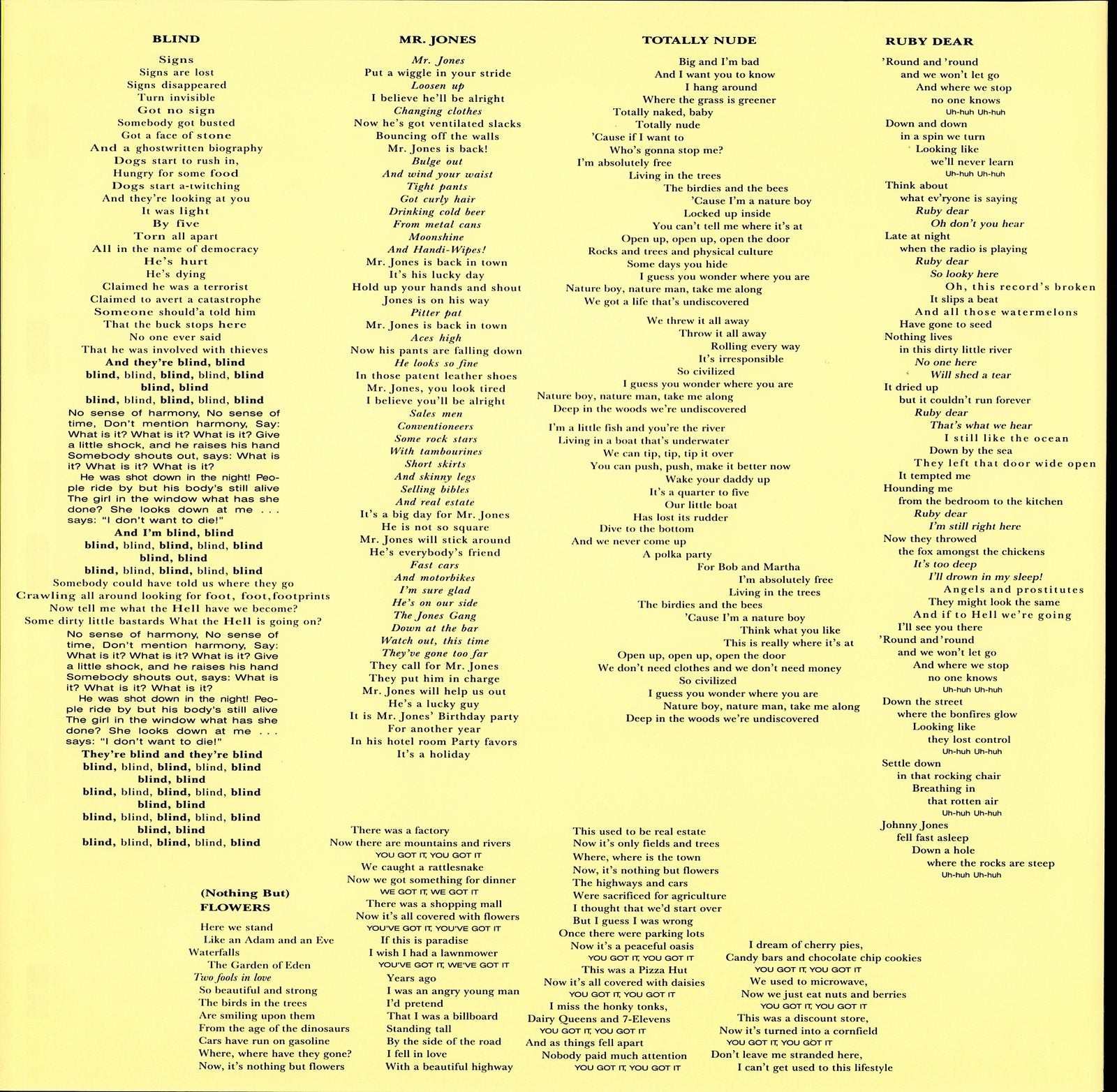 Talking Heads - Naked Vinyl LP