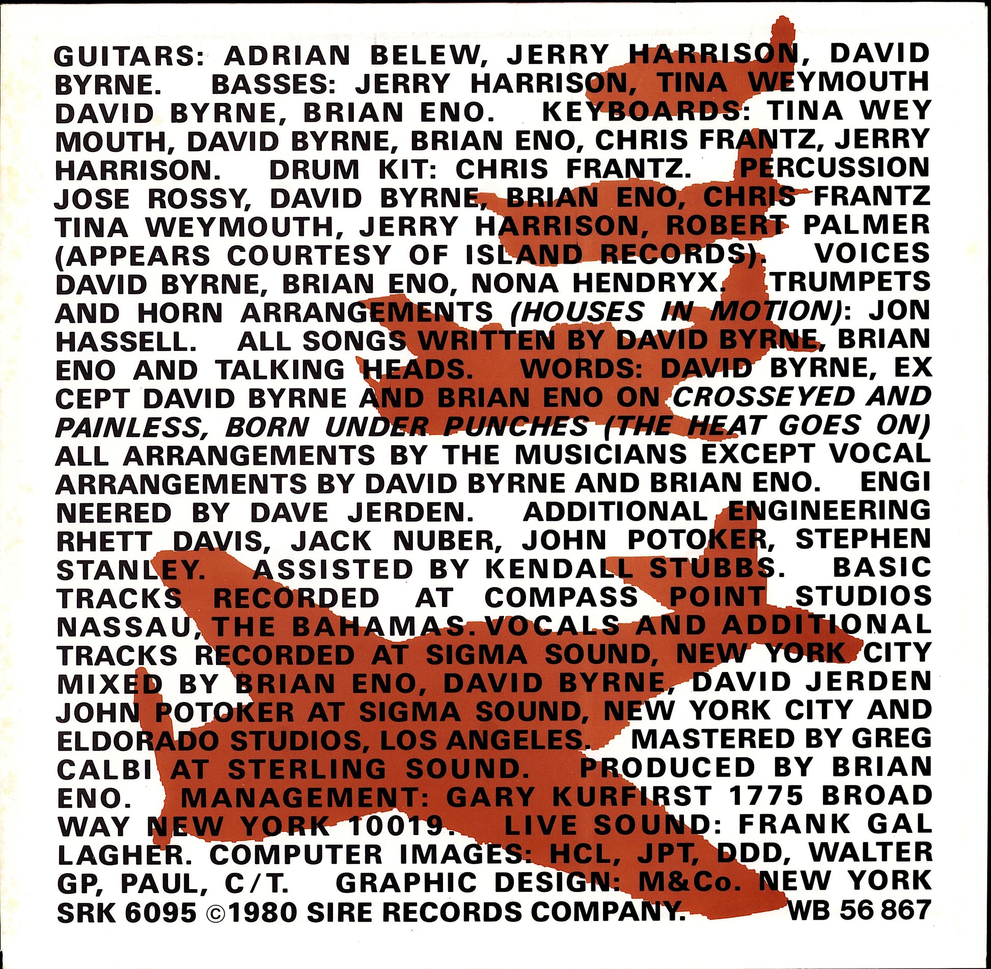 Talking Heads - Remain In Light Vinyl LP