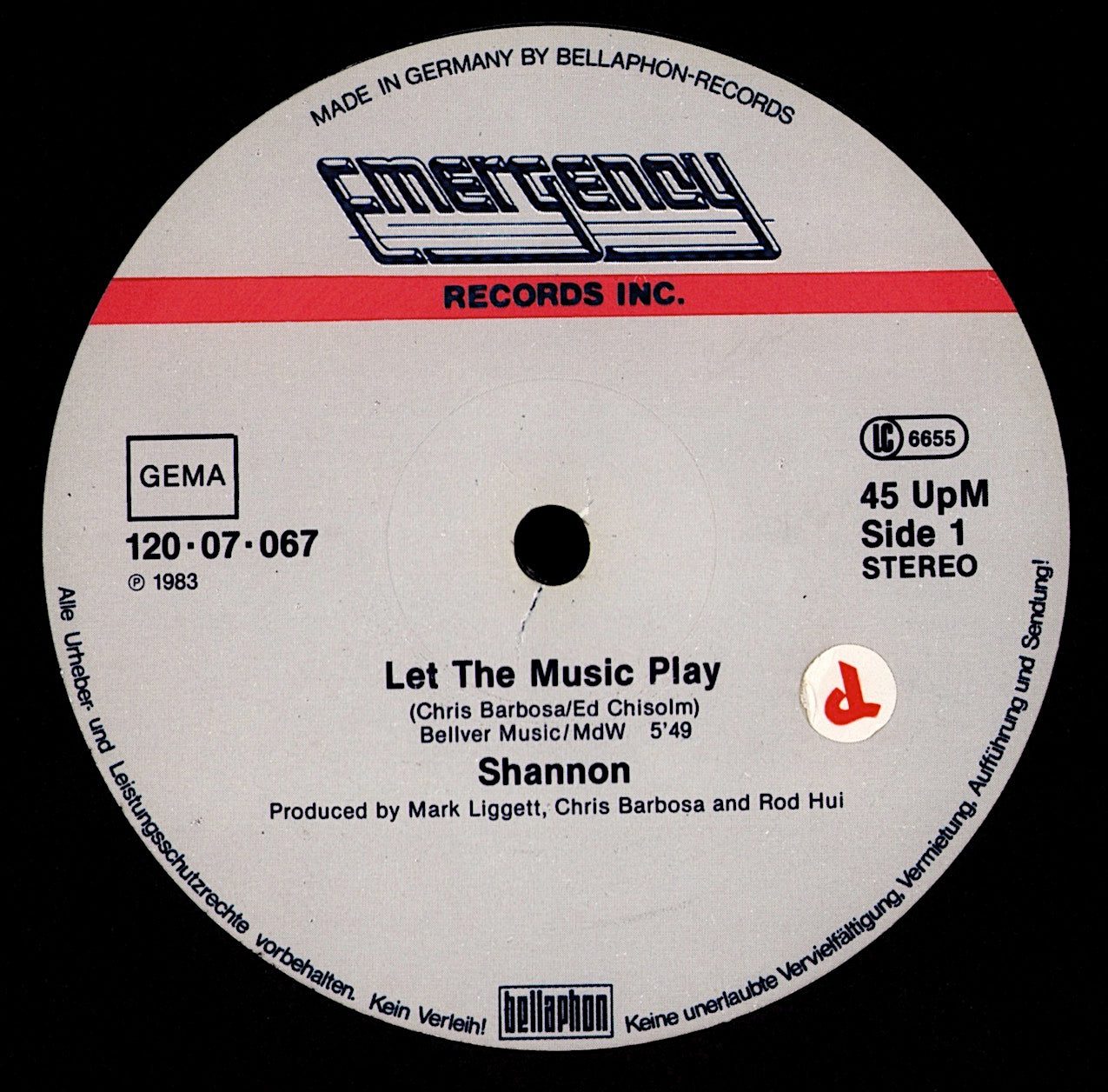 Shannon ‎- Let The Music Play Special-Remix Vinyl 12" Maxi-Single