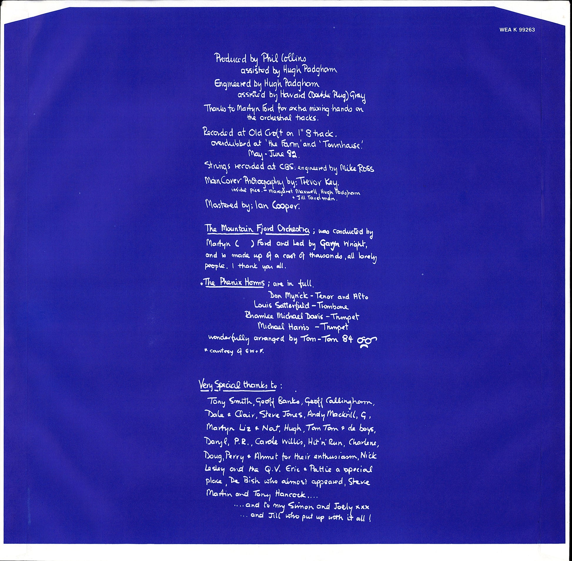 Phil Collins - Hello, I Must Be Going! Vinyl LP