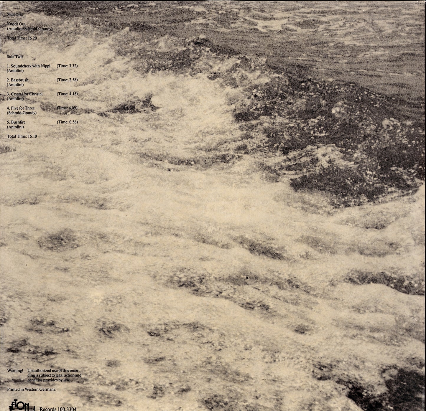 Charly Antolini – Knock Out Vinyl LP