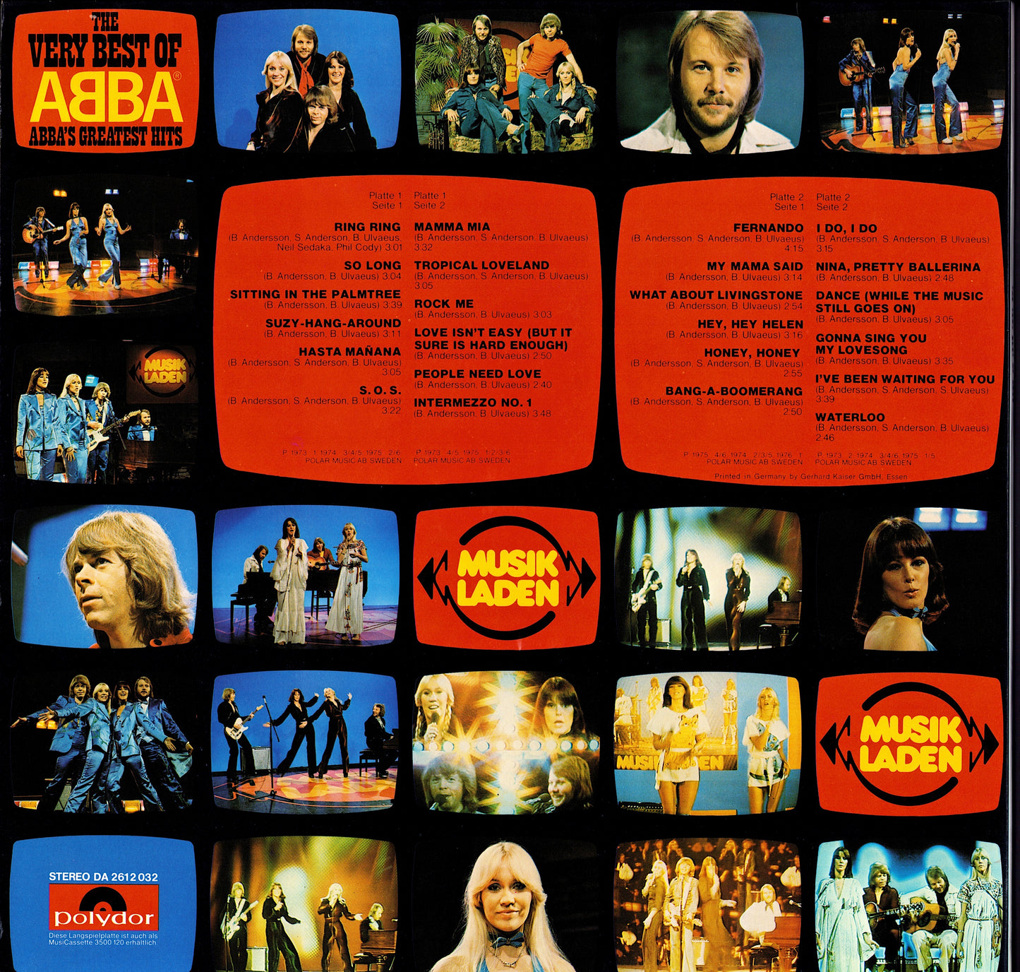 ABBA ‎- The Very Best Of ABBA ABBA's Greatest Hits Vinyl 2LP ‎ Kopie