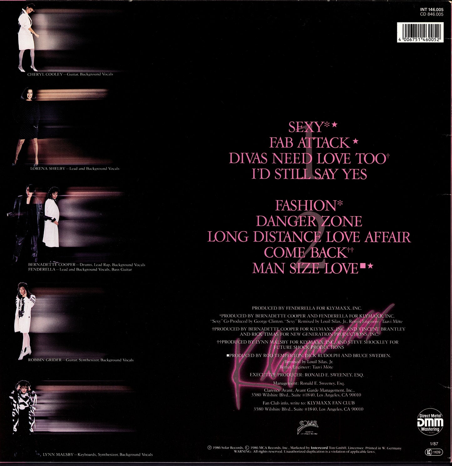 Klymaxx – Klymaxx Vinyl LP