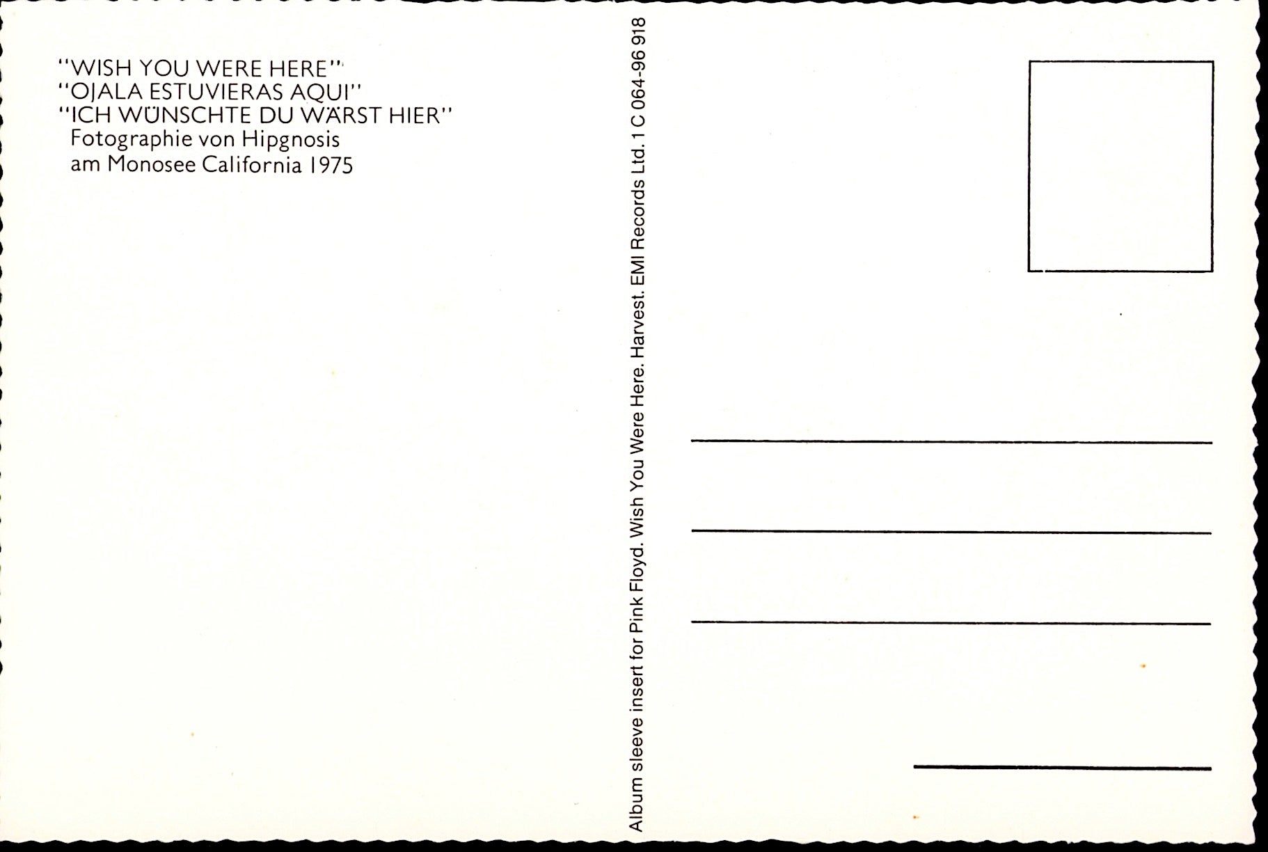 Pink Floyd - Wish You Were Here Vinyl LP