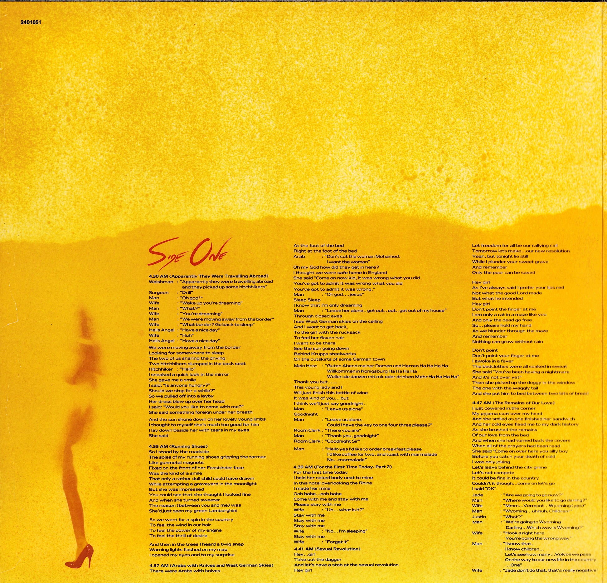 Roger Waters – The Pros And Cons Of Hitch Hiking Vinyl LP