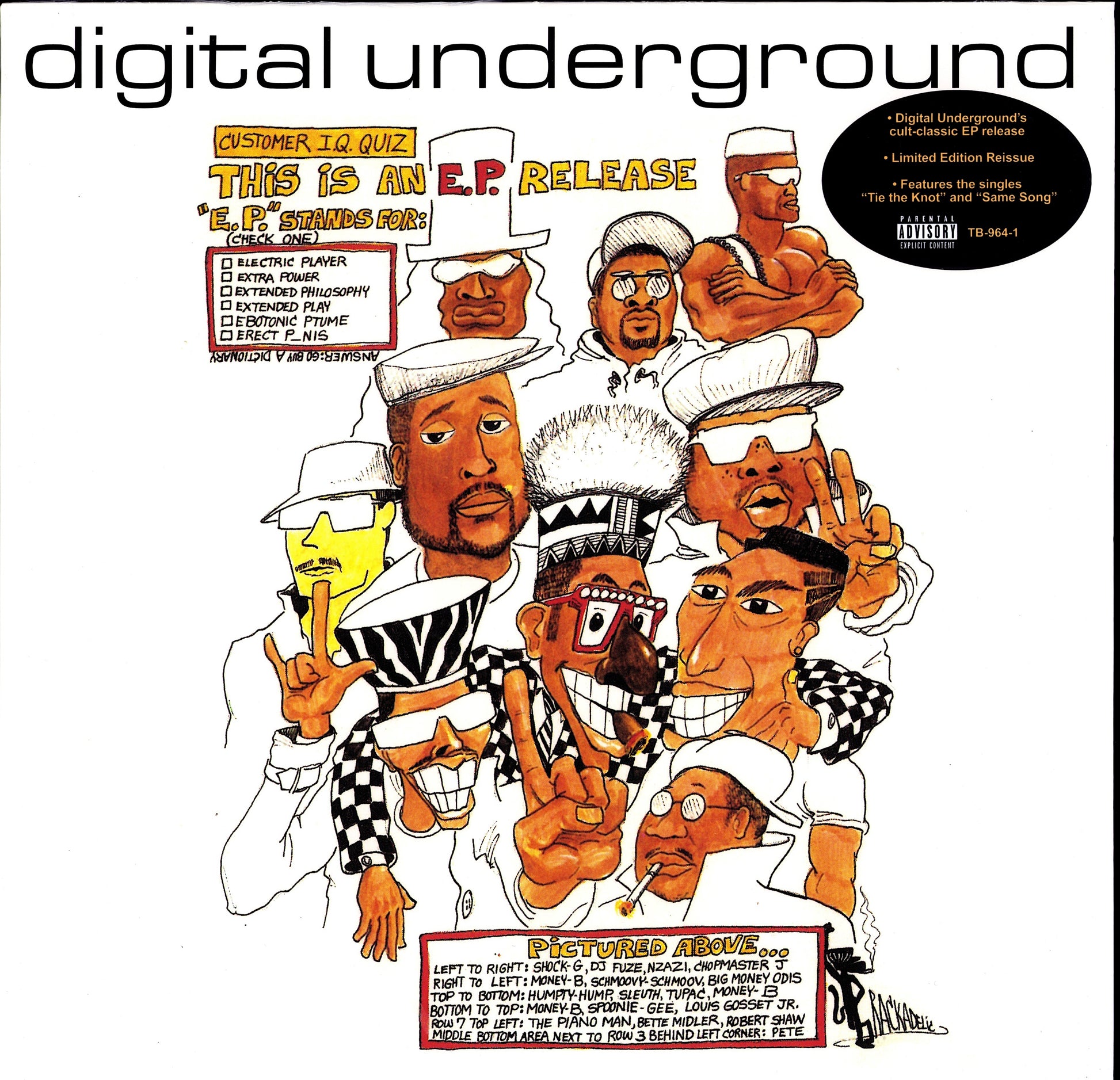 Digital Underground – This Is An E.P. Release Vinyl 12" EP