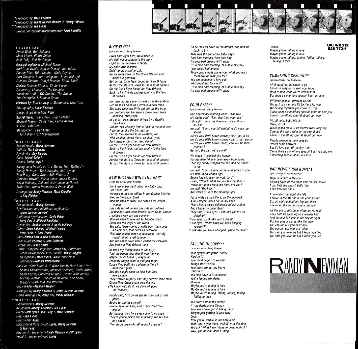 Randy Newman – Land Of Dreams Vinyl LP