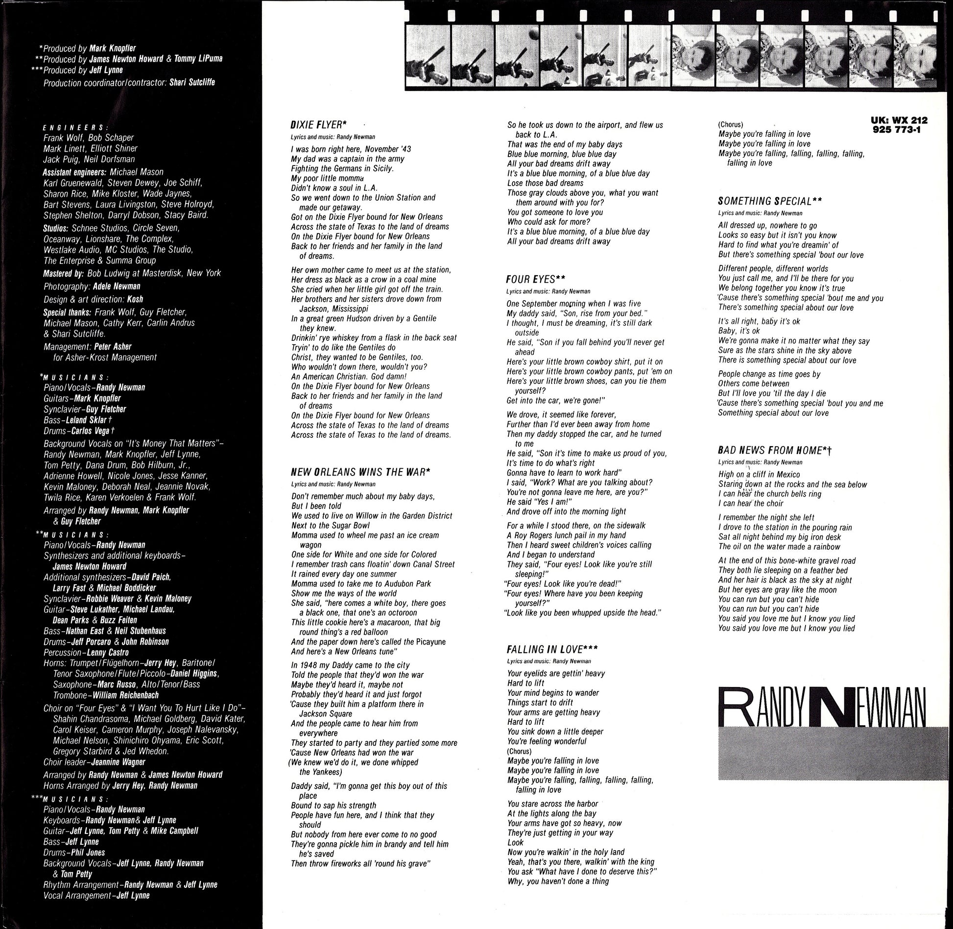 Randy Newman – Land Of Dreams Vinyl LP