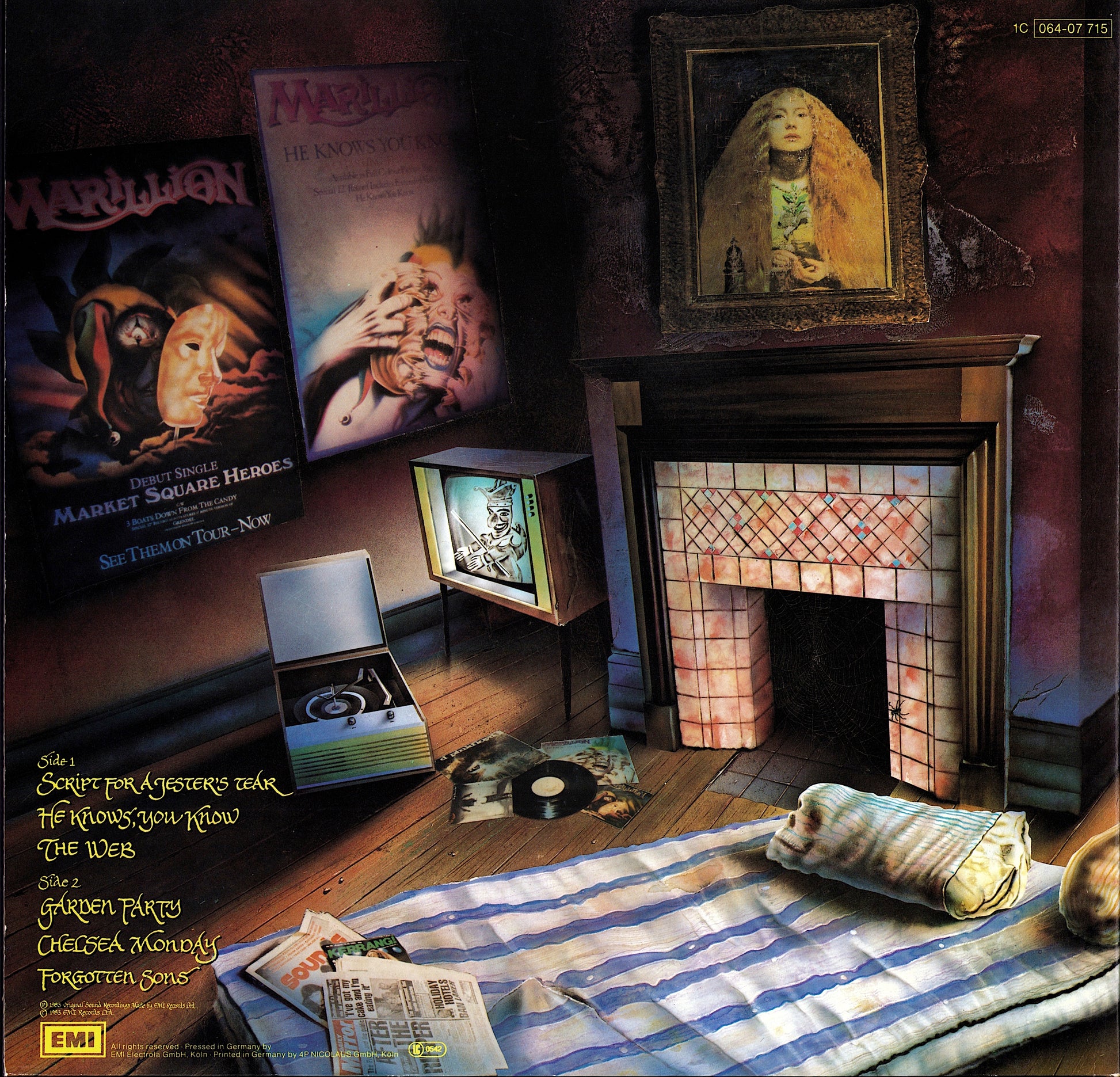 Marillion - Script For A Jester's Tear Vinyl LP Kopie