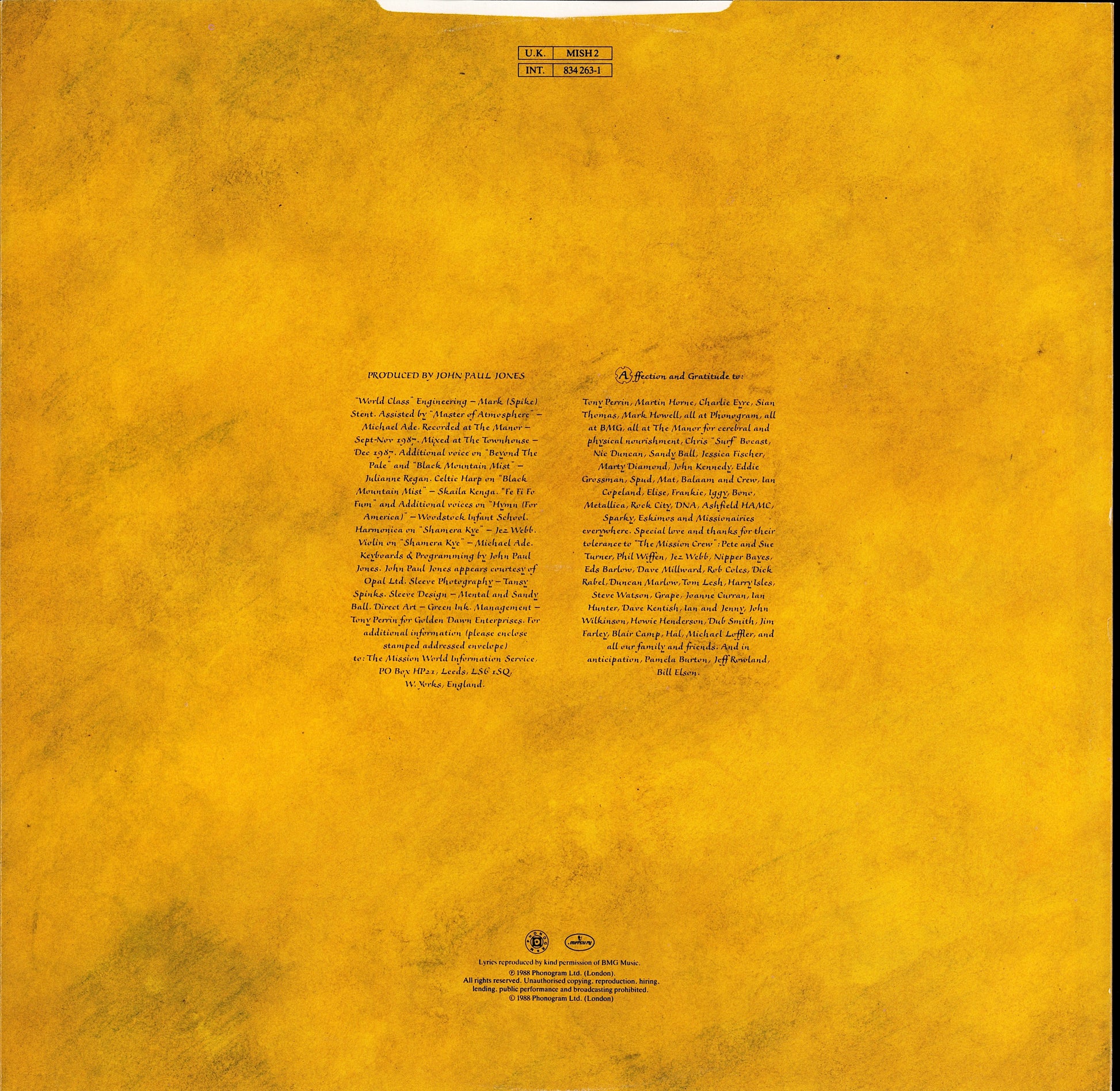 Laurie Anderson – Mister Heartbreak Vinyl LP Kopie