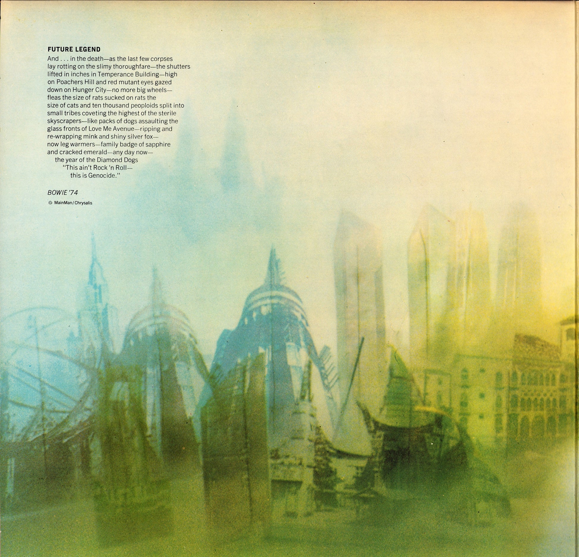 Bowie – Diamond Dogs Vinyl LP Kopie