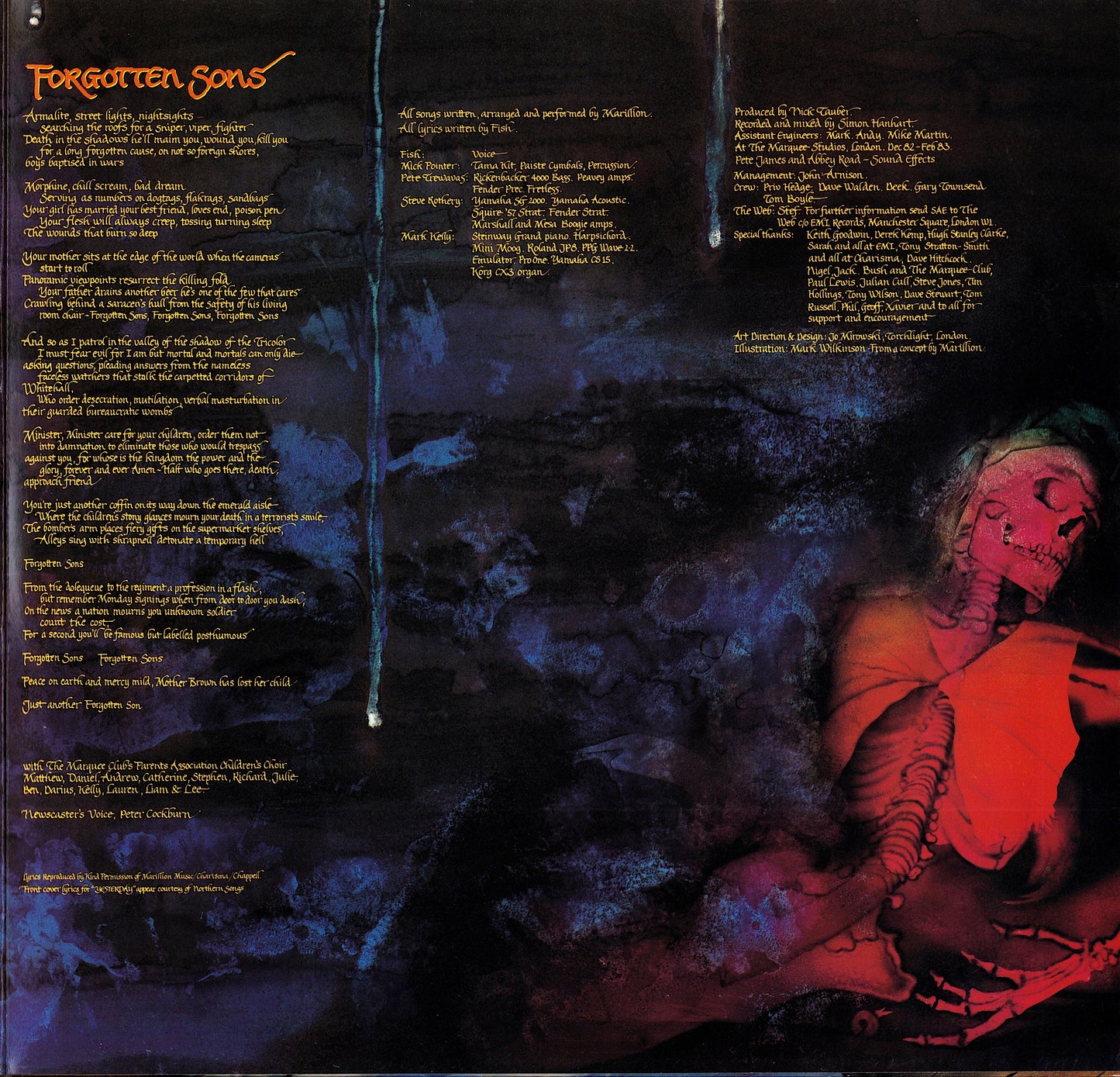 Marillion - Script For A Jester's Tear Vinyl LP Kopie