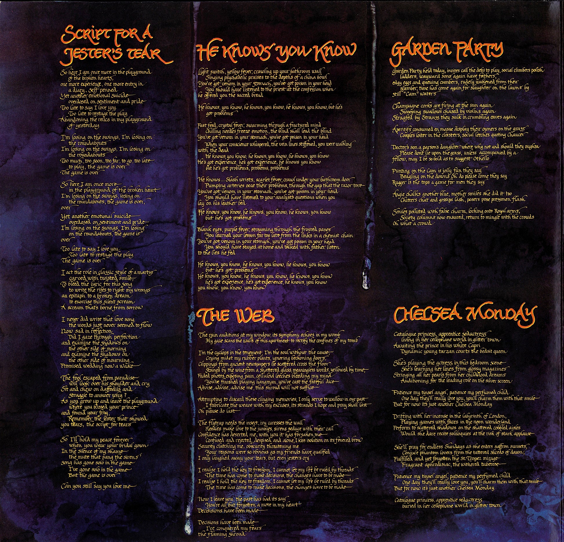 Marillion - Script For A Jester's Tear Vinyl LP Kopie