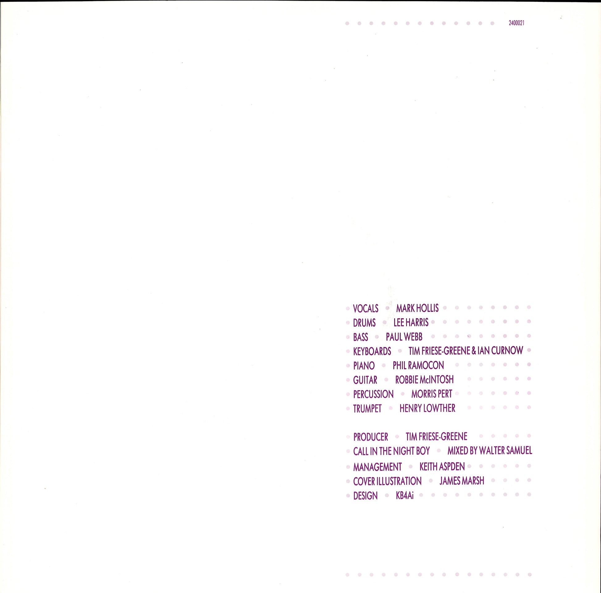 Talk Talk - It's My Life Vinyl LP Kopie