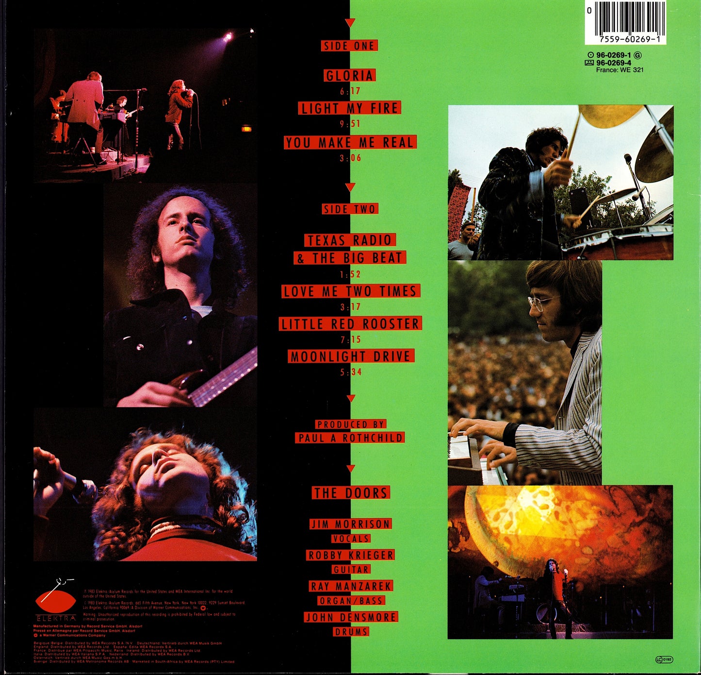 Doors - Alive, She Cried Vinyl LP