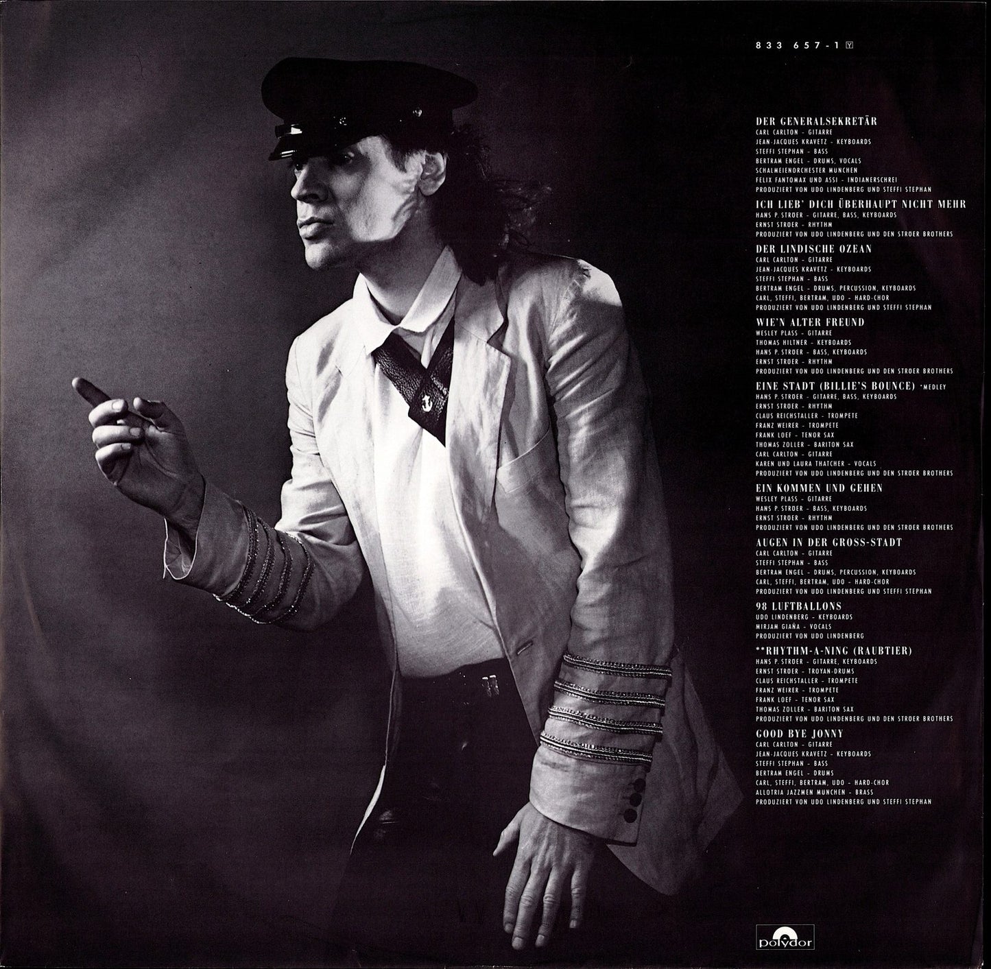 Udo Lindenberg + Panikorchester ‎– Feuerland Vinyl LP