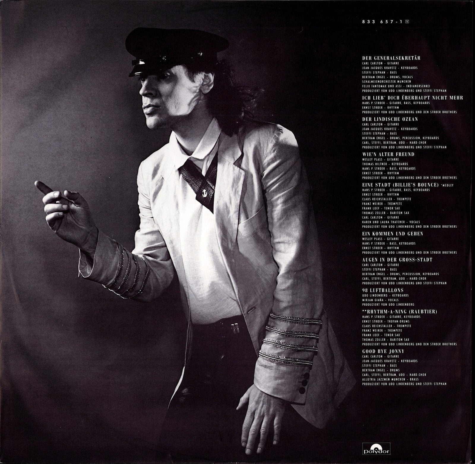 Udo Lindenberg + Panikorchester ‎– Feuerland Vinyl LP