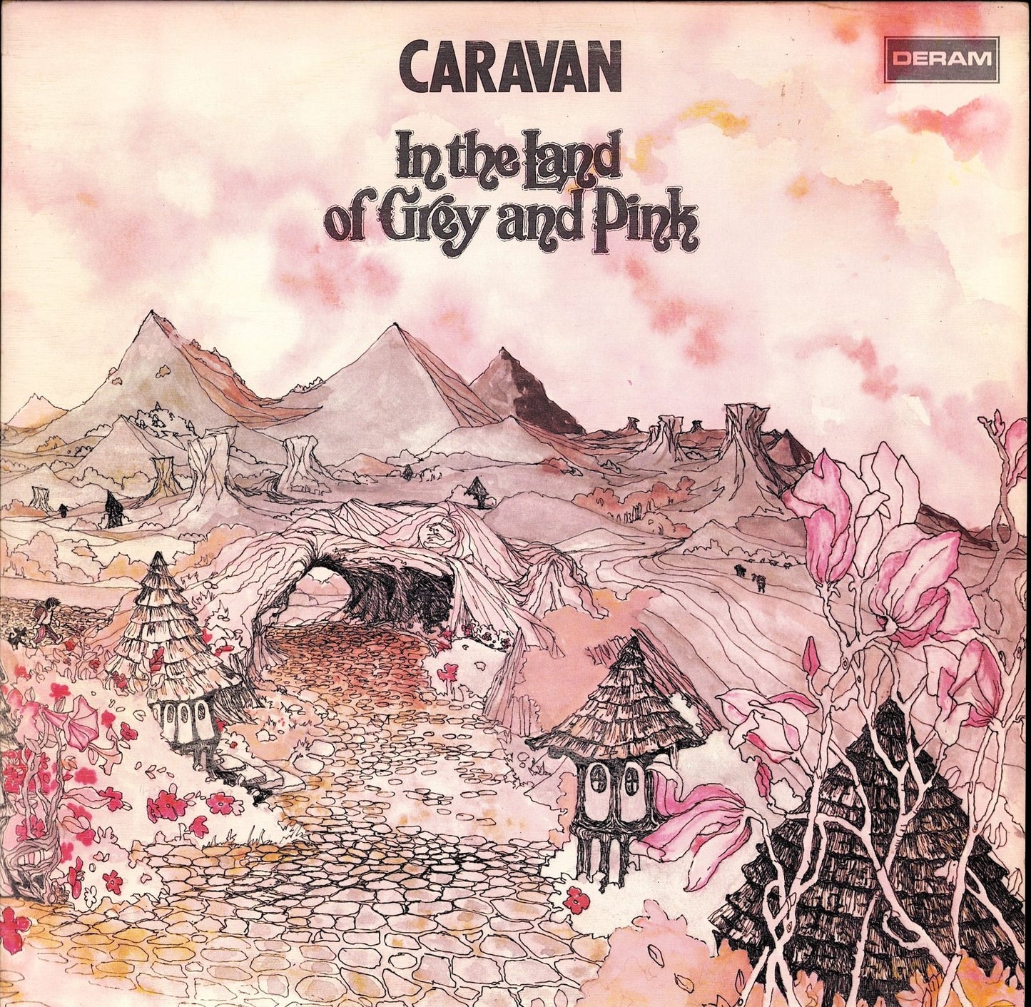 Caravan ‎– For Girls Who Grow Plump In The Night Vinyl LP Kopie