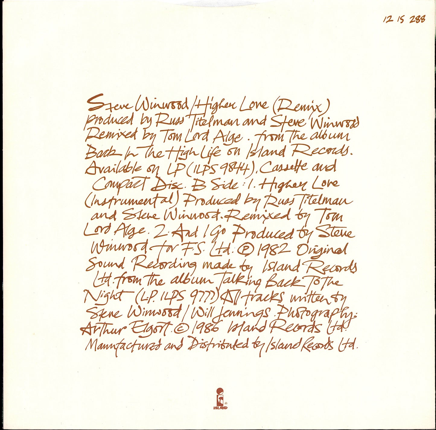 A Flock Of Seagulls – I Ran Vinyl 12" Kopie Kopie