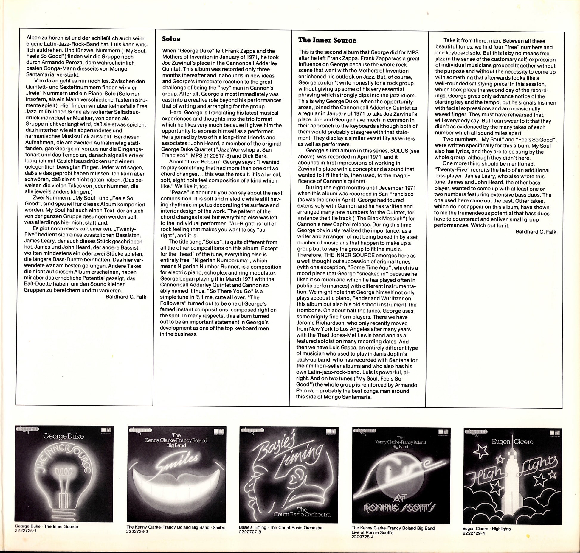 George Duke ‎- Faces In Reflection Vinyl LP Kopie