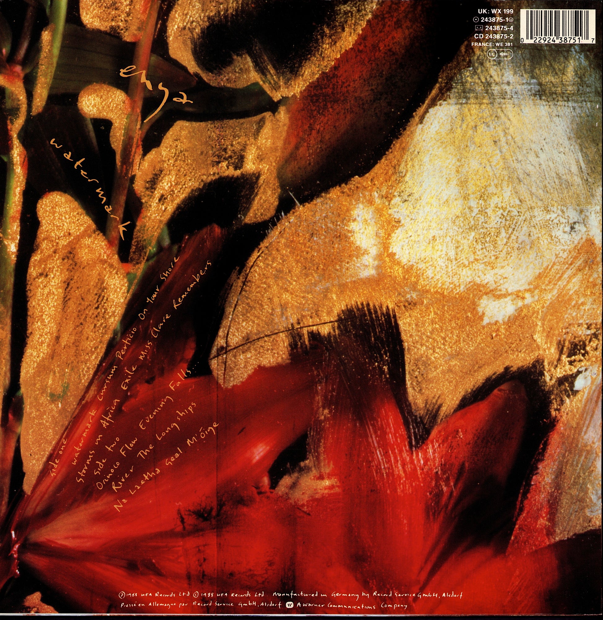 Enya ‎- Watermark Vinyl LP