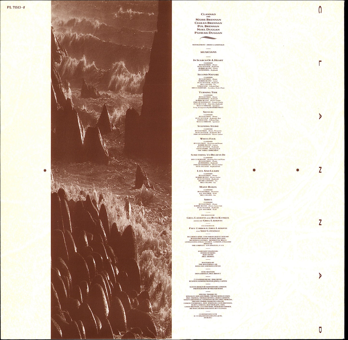 Clannad ‎- Sirius Vinyl LP